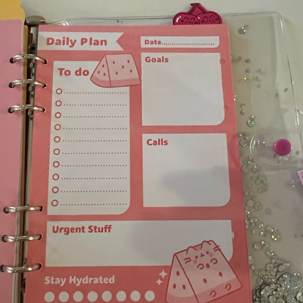1 LEFT! PUSHEEN Planner Notebook - Picture 9 of 12